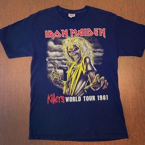 Iron Maiden band tee